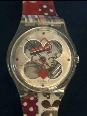 Swatch Valentine's Day Special Heart Skeleton Colorful